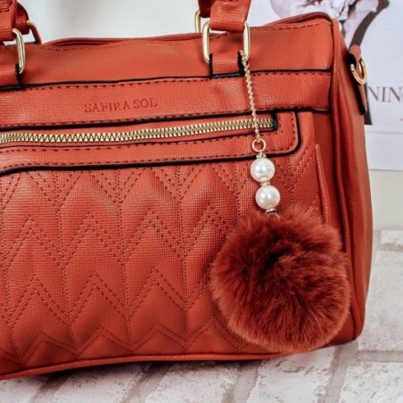 Bolsa Ombro Média Texturizada Elegante Feminina - Feira Da Madrugada SP!