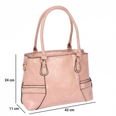 Bolsa Clássica Feminina Elegante De Ombro 2 Divisórias - Feira Da Madrugada SP