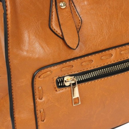 Bolsa Feminina Quadrada Média Social De Ombro Com Tresse - Feira Da Madrugada SP