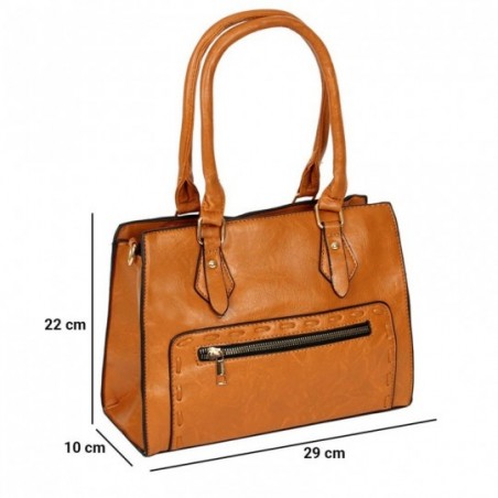 Bolsa Feminina Quadrada Média Social De Ombro Com Tresse - Feira Da Madrugada SP