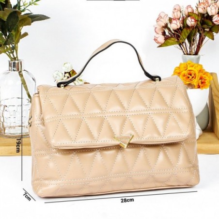 Bolsa Transversal Feminina Matelassê Com Alça Em Corrente - Feira Da Madrugada SP