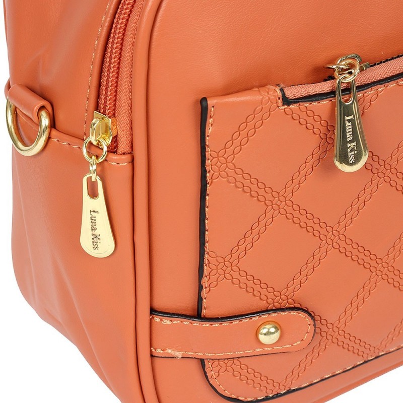 Bolsa Feminina Transversal Acolchoada Com Alça De Mão - Feira Da Madrugada SP