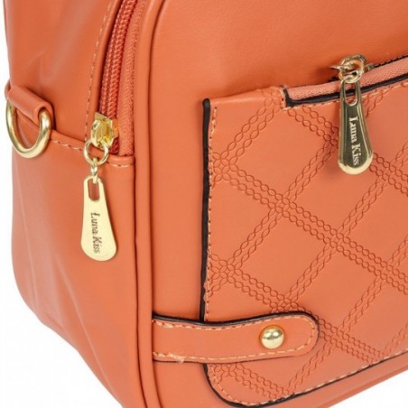 Bolsa Feminina Transversal Acolchoada Com Alça De Mão - Feira Da Madrugada SP