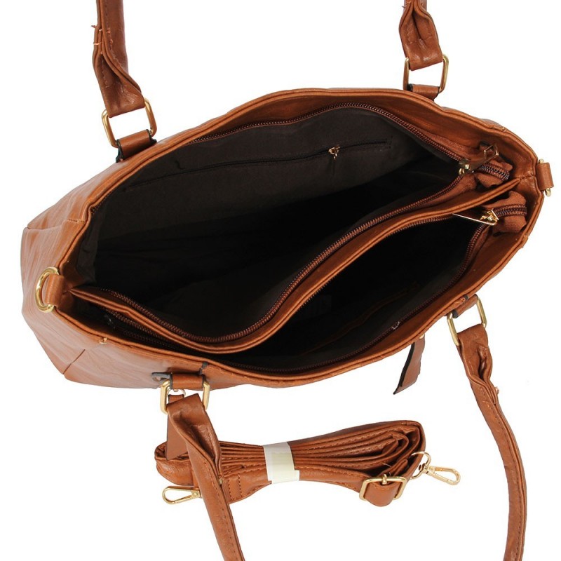 Bolsa Feminina Grande Clássica De Ombro Com 2 Divisórias - Feira Da Madrugada SP