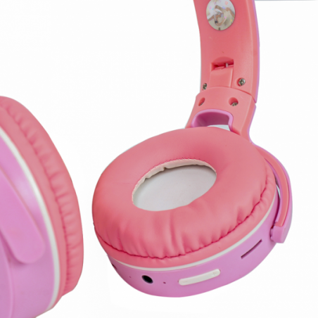 Fone De Ouvido Headphone Wireless Cat Ear Sem Fio Com LED  - Feira Da Madrugada SP