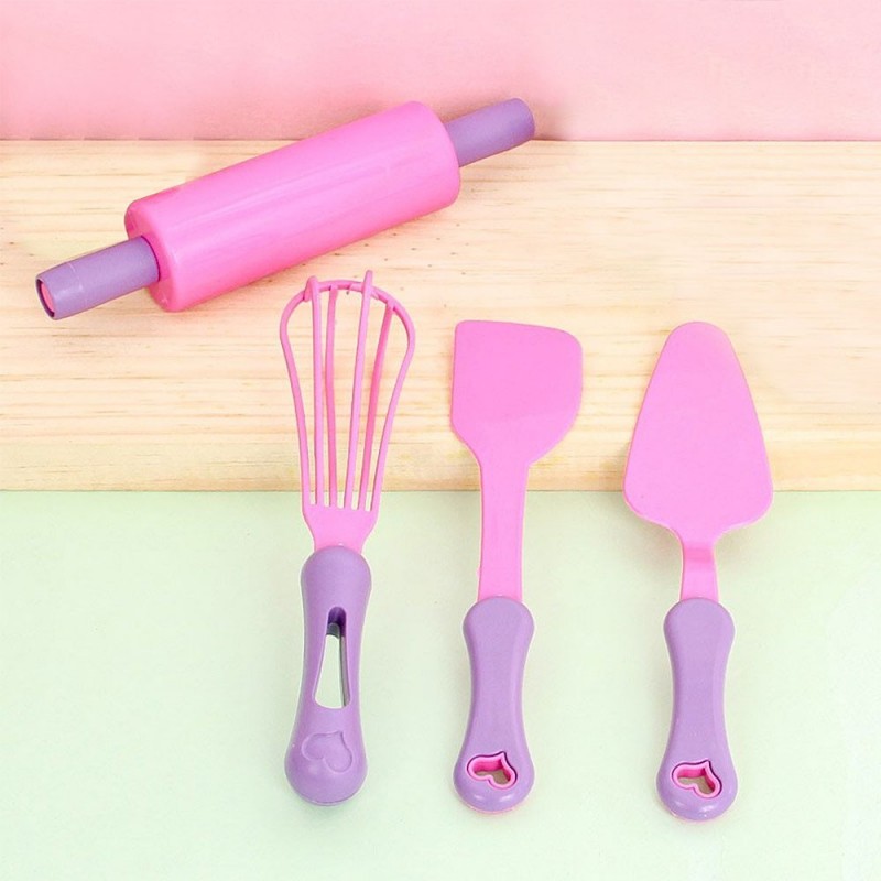 Kit Cozinha Confeiteiro 4 Peças Brinquedo Infantil - Feira Da Madrugada SP