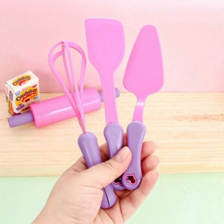 Kit Cozinha Confeiteiro 4 Peças Brinquedo Infantil - Feira Da Madrugada SP
