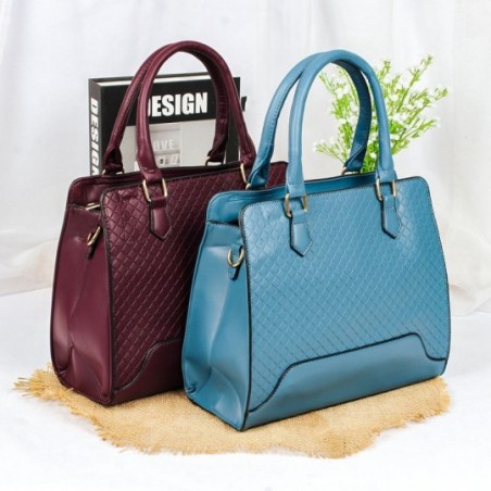 Bolsa Social Média Feminina De Ombro Elegante Texturizada - Feira Da Madrugada SP