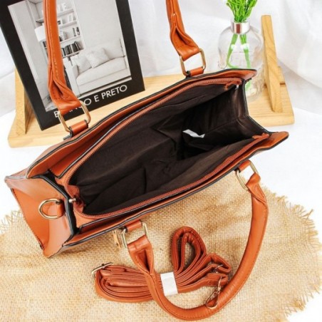 Bolsa Social Média Feminina De Ombro Elegante Texturizada - Feira Da Madrugada SP