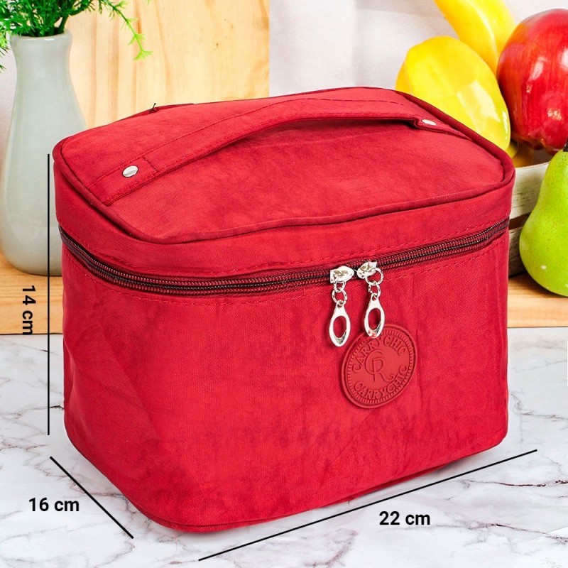 Bolsa Térmica Portátil Quadrada Nylon Marmita C/ Alça De Mão - Feira Da Madrugada SP