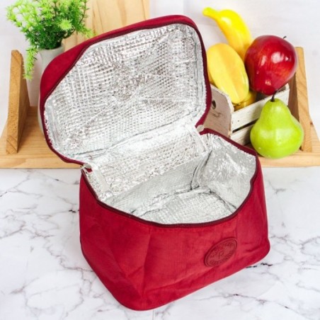 Bolsa Térmica Portátil Quadrada Nylon Marmita C/ Alça De Mão - Feira Da Madrugada SP