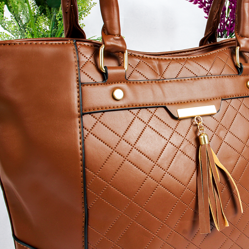 Bolsa Grande Feminina Espaçosa De Ombro 2 Divisórias - Feira Da Madrugada SP