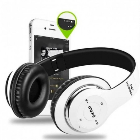 Headphone Fone De Ouvido Bluetooth Estéreo SD/FM Colorido  - Feira da Madrugada SP