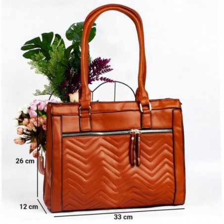 Bolsa Feminina Social Elegante Com Matelassê De Ombro - Feira Da Madrugada SP