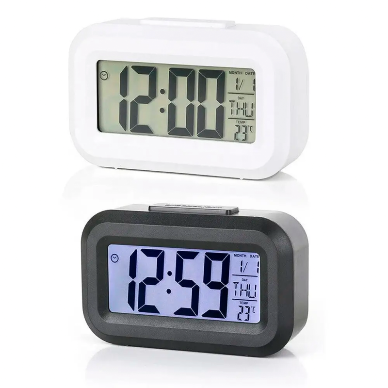 Mini Despertador Relógio Digital LCD De Mesa - Feira Da Madrugada SP