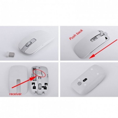 Kit Teclado E Mouse Ultra Slim Wireless Sem Fio 2,4 Ghz - Feira Da Madrugada SP