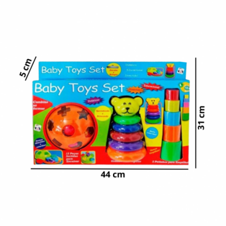 Kit Brinquedo Educativo Didático Montar Bebê Infantil - Compre Agora!