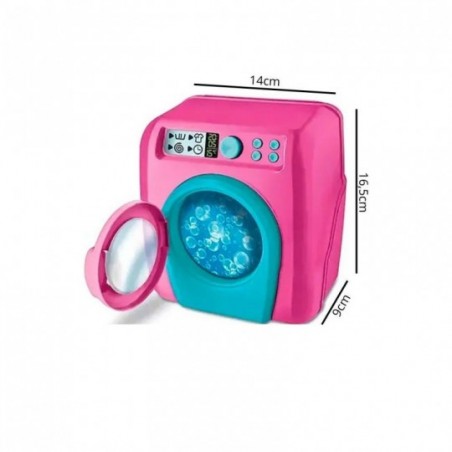 Mini Maquina De Lavar Roupas Rosa De Brinquedo Infantil - Feira da Madrugada SP