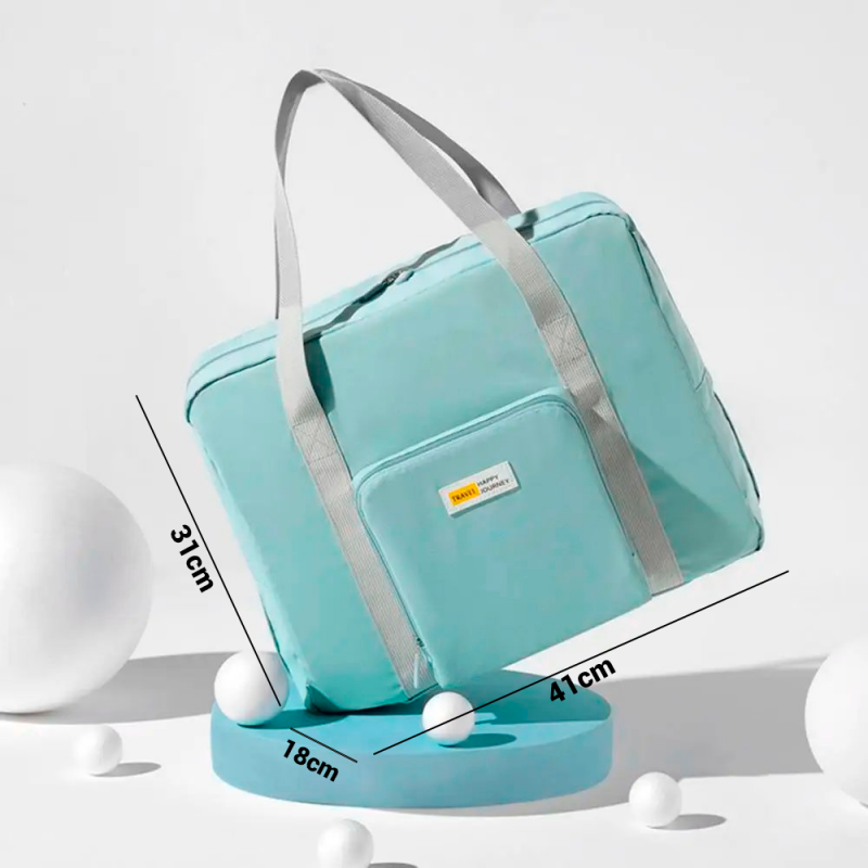 Bolsa Mala De Mão Dobrável Alça Dupla Para Viagem  - Feira Da Madrugada SP