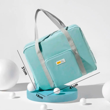 Bolsa Mala De Mão Dobrável Alça Dupla Para Viagem  - Feira Da Madrugada SP