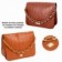 Bolsa Transversal Feminina Estruturada Detalhe Dourado - Compre Agora!