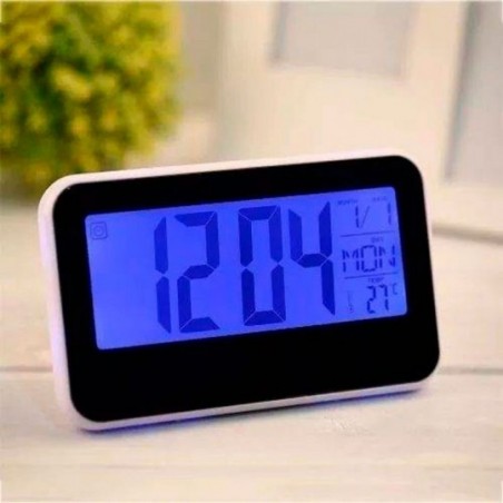 Relógio Despertador Digital De Mesa Com Luz Noturna - Feira Da Madrugada SP