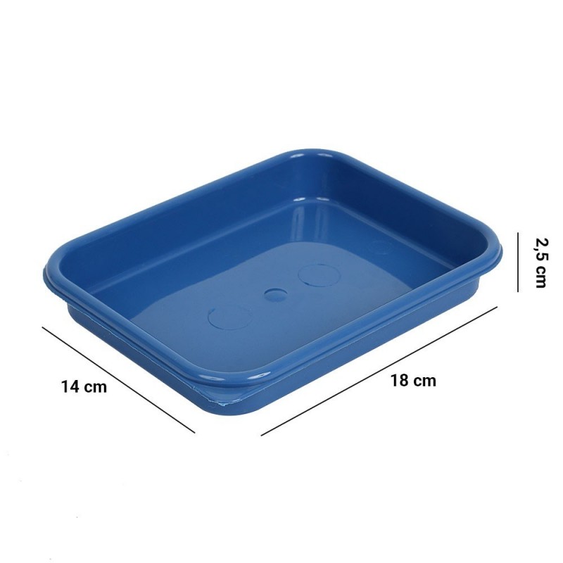Kit 2 Mini Bandeijas Pestisqueiras De Plástico - Feira da Madrugada SP