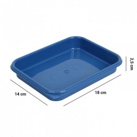 Kit 2 Mini Bandeijas Pestisqueiras De Plástico - Feira da Madrugada SP