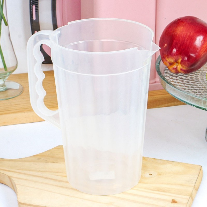 Jarra Canelada Transparente 1750ml Design Funcional - Compre Agora!