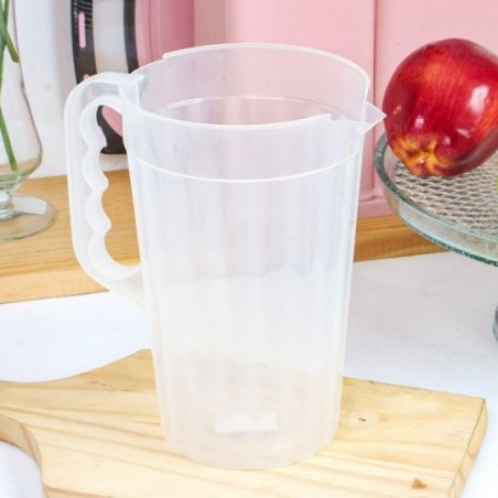 Jarra Canelada Transparente 1750ml Design Funcional - Compre Agora!