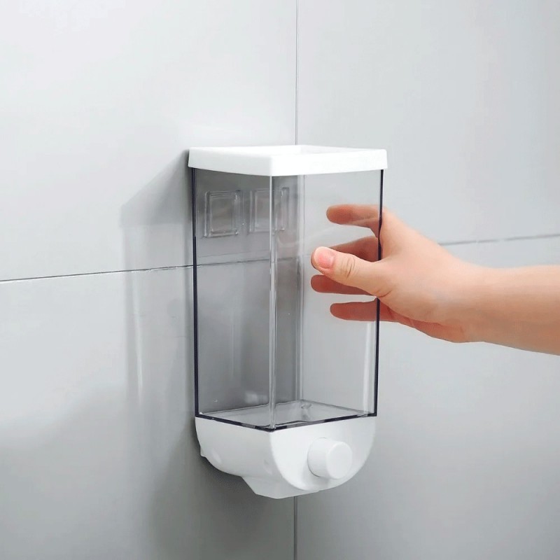 Dispenser De Alimentos 1 Litro C/ Autoadesivo Para Parede - Feira Da Madrugada SP
