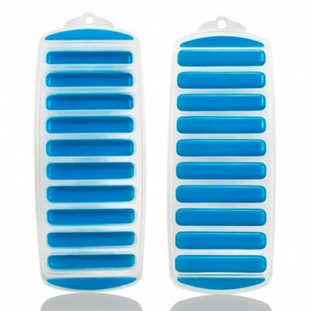 Forma De Silicone Palito Para Gelo Com 10 Cavidades Colors - Feira Da Madrugada SP