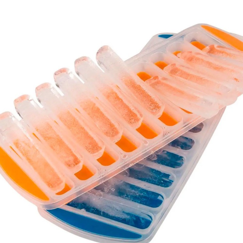 Forma De Silicone Palito Para Gelo Com 10 Cavidades Colors - Feira Da Madrugada SP