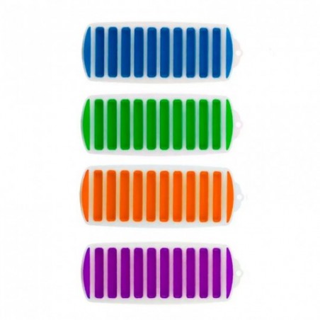 Forma De Silicone Palito Para Gelo Com 10 Cavidades Colors - Feira Da Madrugada SP