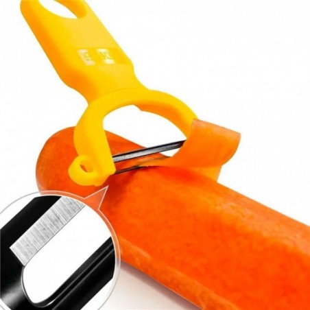 Kit Mini Ralador 3 Peças Coloridas Descascador Utensílios -Feira Da madrugada SP