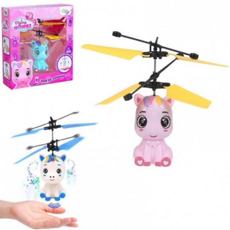 Mini Pônei Voador Brinquedo Helicóptero Com Sensor Flying - Feira Da Madrugada SP