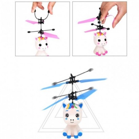 Mini Pônei Voador Brinquedo Helicóptero Com Sensor Flying - Feira Da Madrugada SP