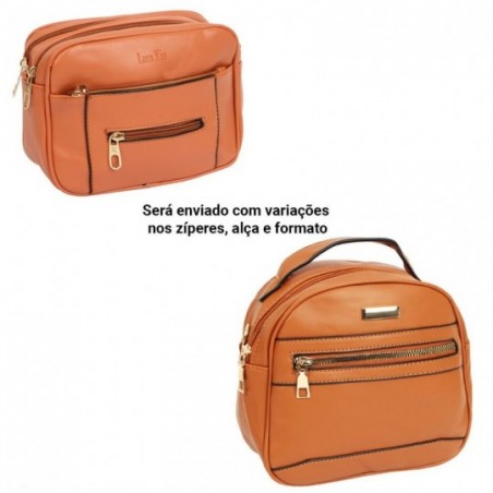 Mini Bolsa Tiracolo Alça Transversal Feminina Lisa - Feira Da Madrugada SP