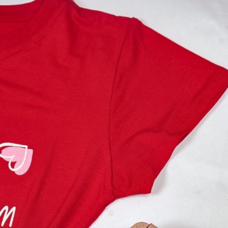Blusa T-Shirt Feminina Estampa De Coração Com Frase - Feira Da Madrugada SP