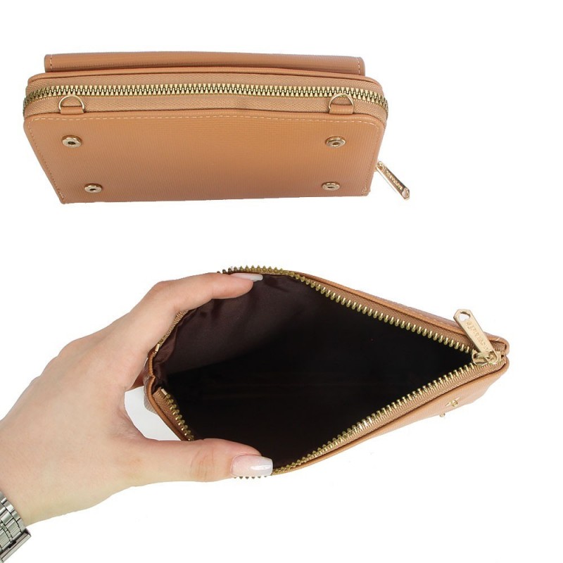 Bolsa Carteira Feminina De Mão 2 Em 1 Com Alça Transversal - Feira Da Madrugada SP!