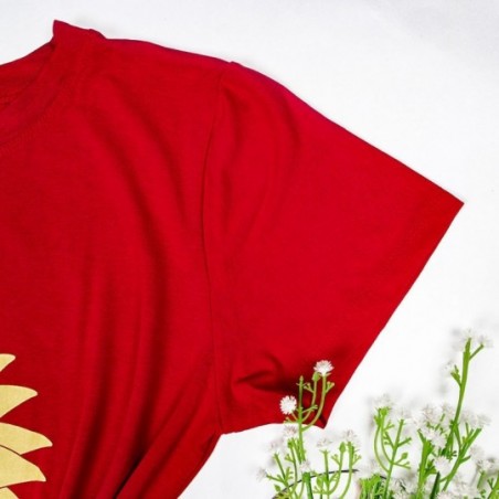 Blusa T-Shirt Feminina Estampa De Girassol Com Frase - Feira Da Madrugada SP