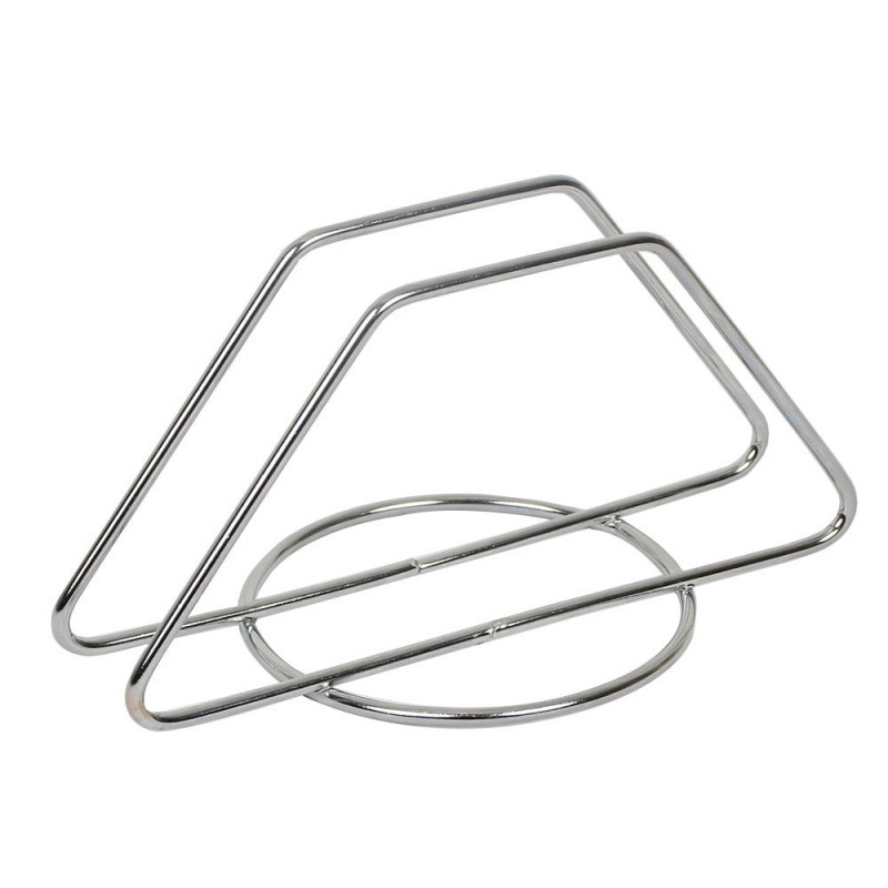 Porta Guardanapo Cromado De Mesa Suporte De Papel Toalha - Feira Da Madrugada SP!