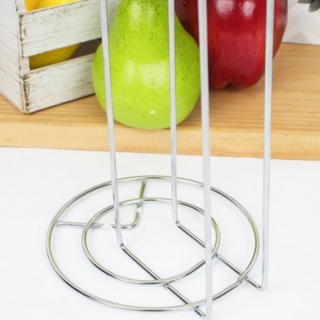 Suporte Para Rolo De Papel Toalha Duplo Cromado De Mesa - Feira Da Madrugada SP!