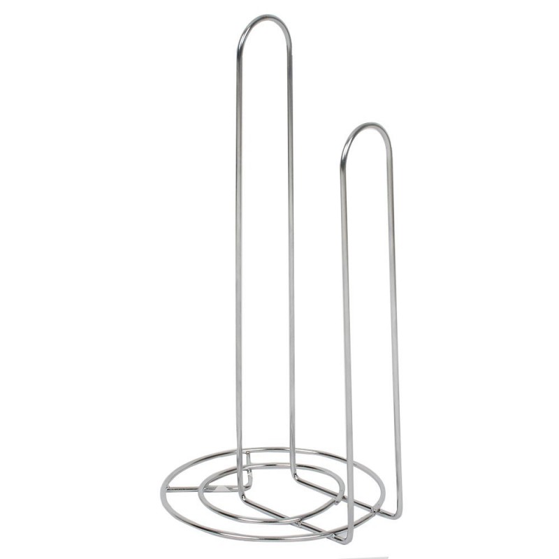 Suporte Para Rolo De Papel Toalha Duplo Cromado De Mesa - Feira Da Madrugada SP!