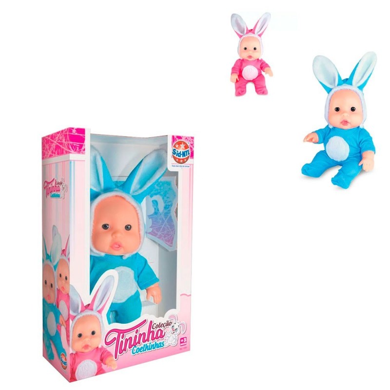 Boneca Tininha Coleção Coelhinhas Brinquedo Infantil - Feira Da Madrugada SP!