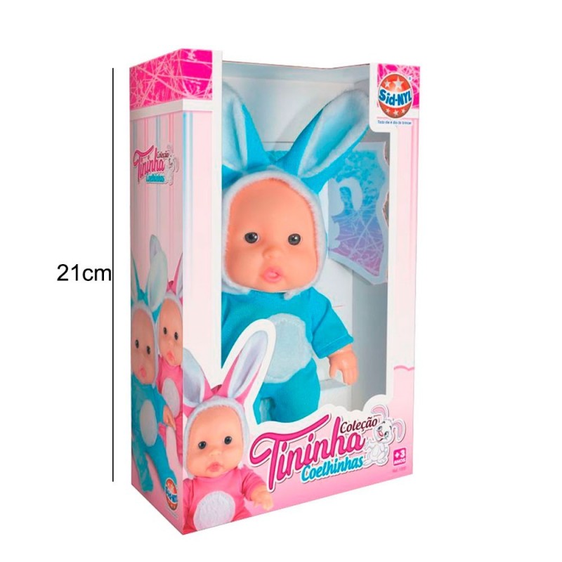 Boneca Tininha Coleção Coelhinhas Brinquedo Infantil - Feira Da Madrugada SP!