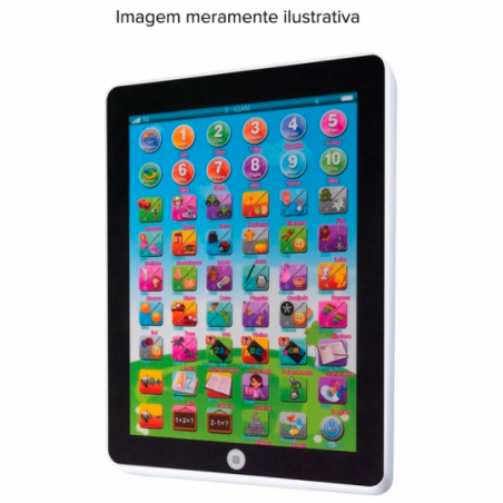 Tablet Interativo Bilingue De Brinquedo - Feira Da Madrugada SP