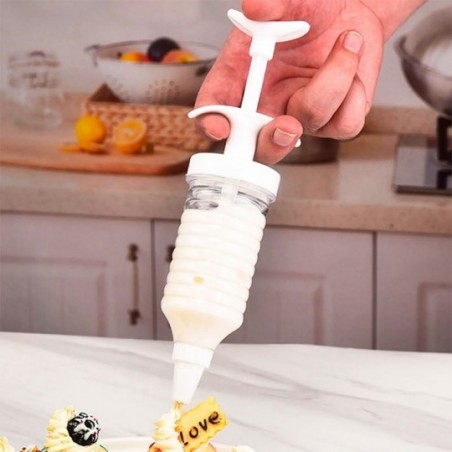 Kit Para Decorar Bolo E Tortas 7 Bicos + 1 Bisnaga