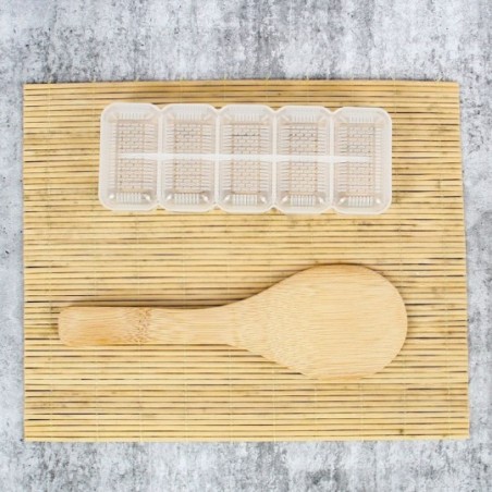 Conjunto Oriental Kit Sushi Completo 10 Peças Bambu - Feira Da Madrugada SP