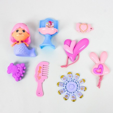 Kit Beleza Glamour 8 Peças Brinquedo - Feira Da Madrugada SP